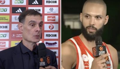 Désormais à l’Olympiakos, Evan Fournier cash sur le coach Geórgios Bartzókas : « Il veut me tuer »