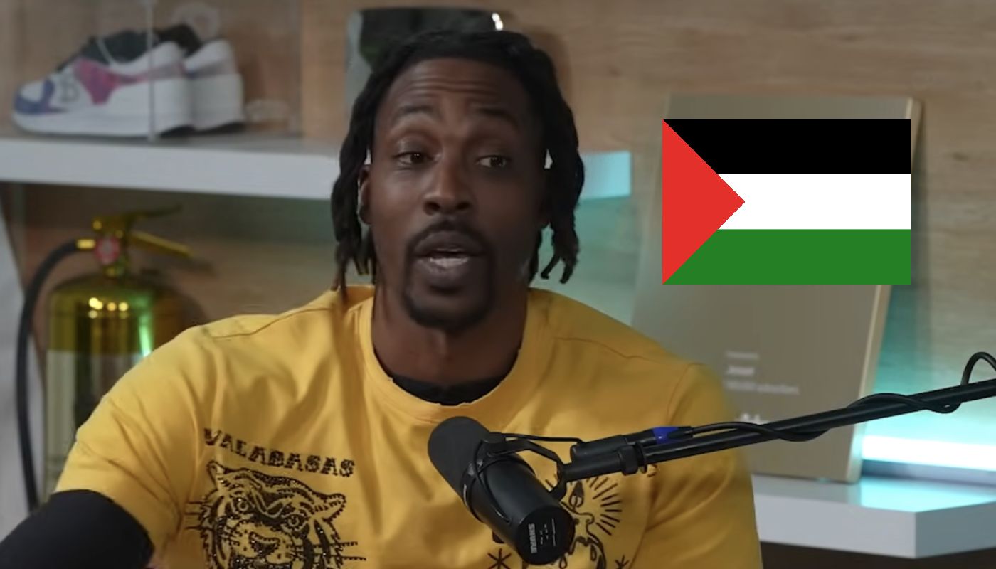 Dwight Howard et le drapeau de la Palestine