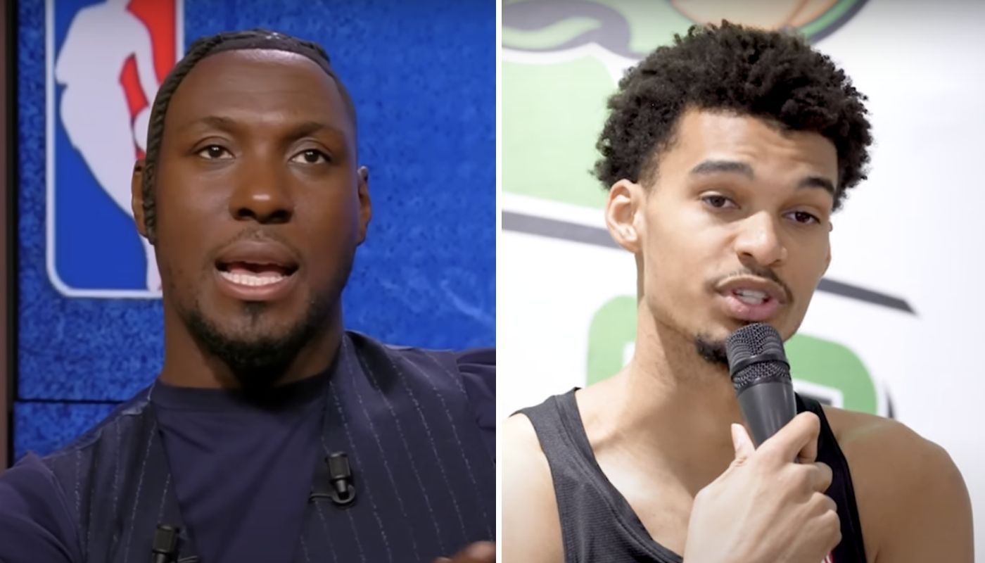 Ian Mahinmi et Victor Wembanyama, deux pivots français passés par les Spurs