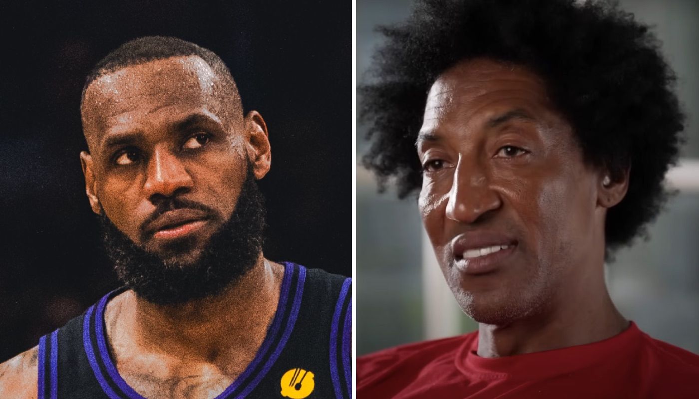 LeBron James et Scottie Pippen, légendes de NBA