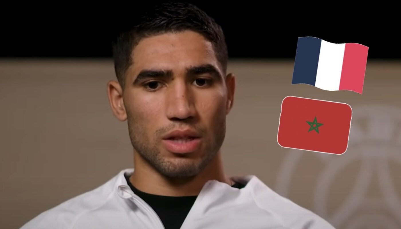 Le marocain Achraf Hakimi évoque la France