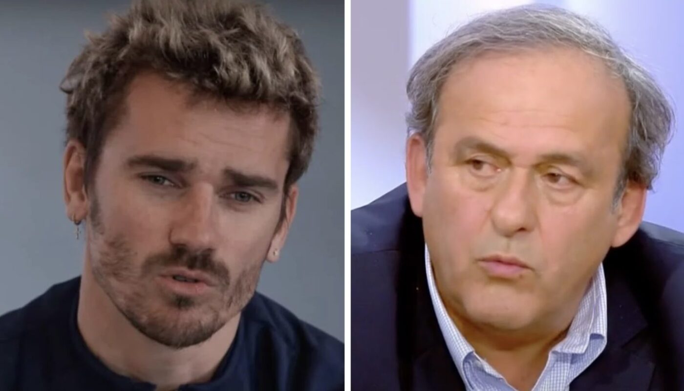 Antoine Griezmann et Michel Platini