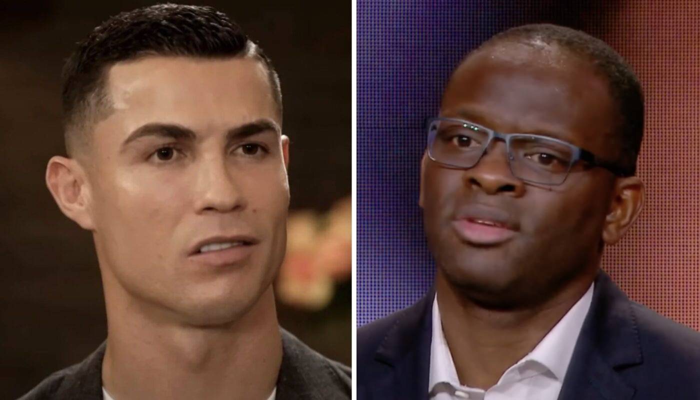 Cristiano Ronaldo et Louis Saha