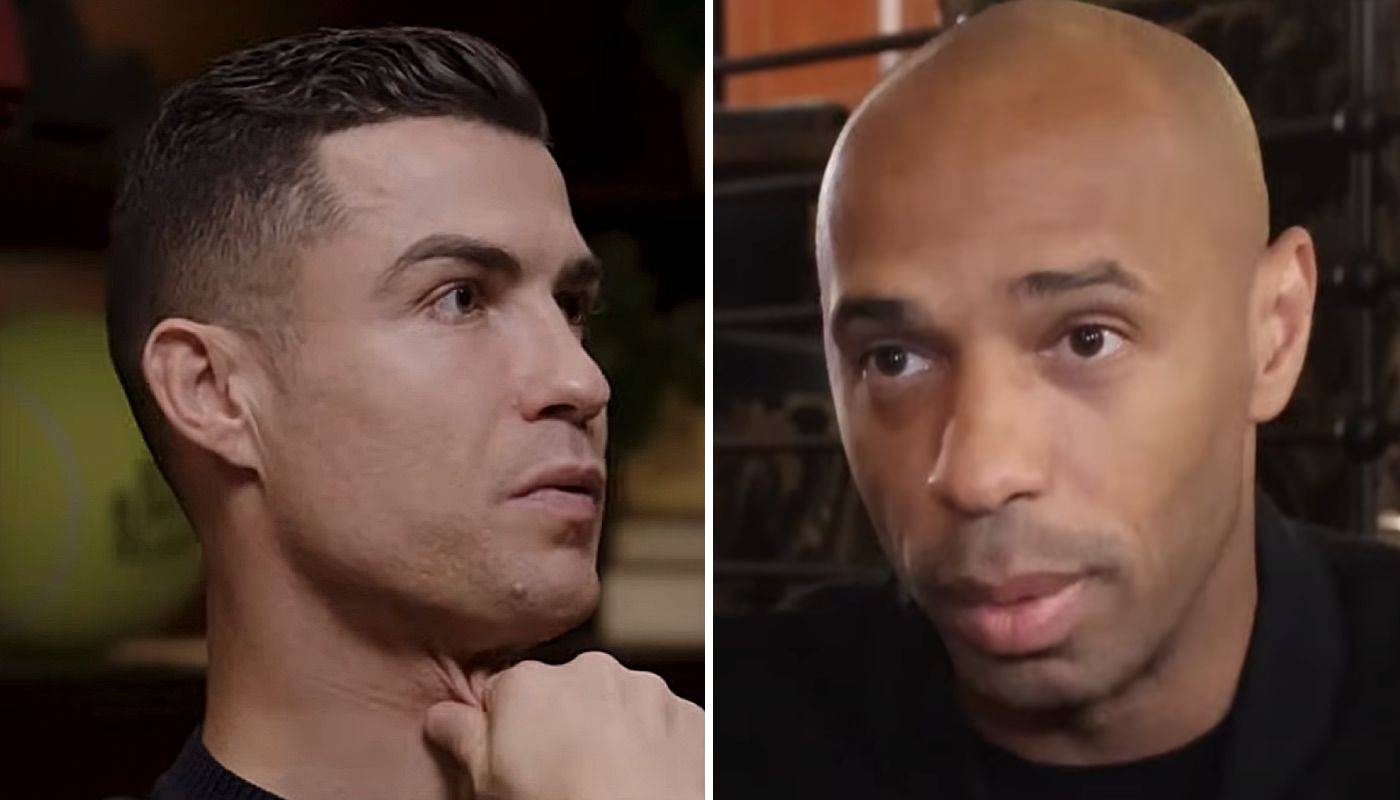 Cristiano Ronaldo et Thierry Henry