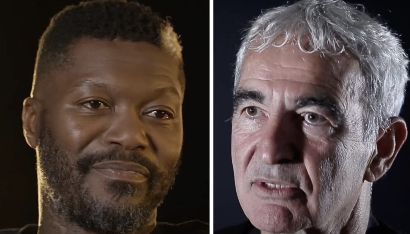 Djibril Cissé et Raymond Domenech