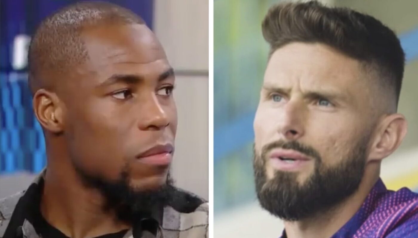 Djibril Sidibé et Olivier Giroud