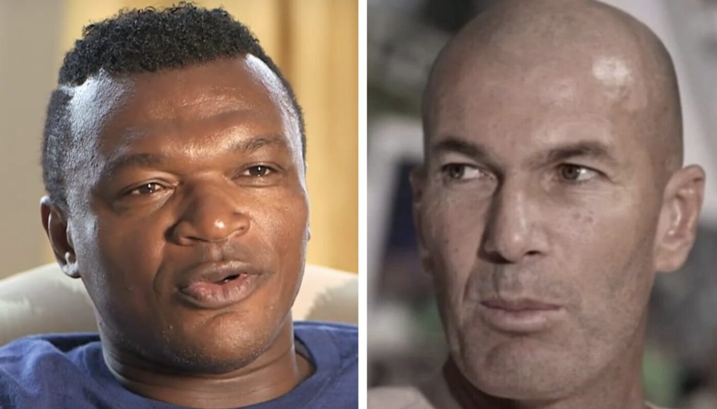 Marcel Desailly et Zinédine Zidane