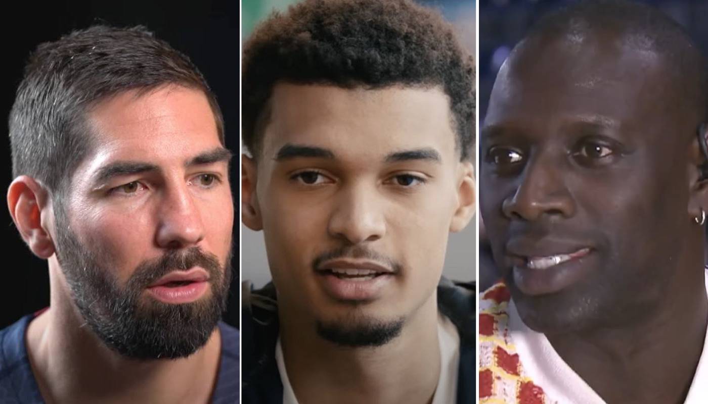 Nikola Karabatic, Victor Wembanyama et Omar Sy