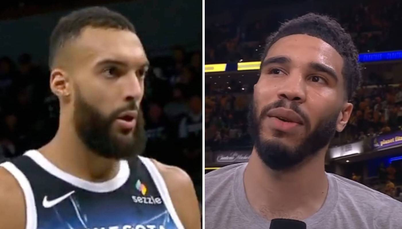 NBA Rudy Gobert et Jayson Tatum