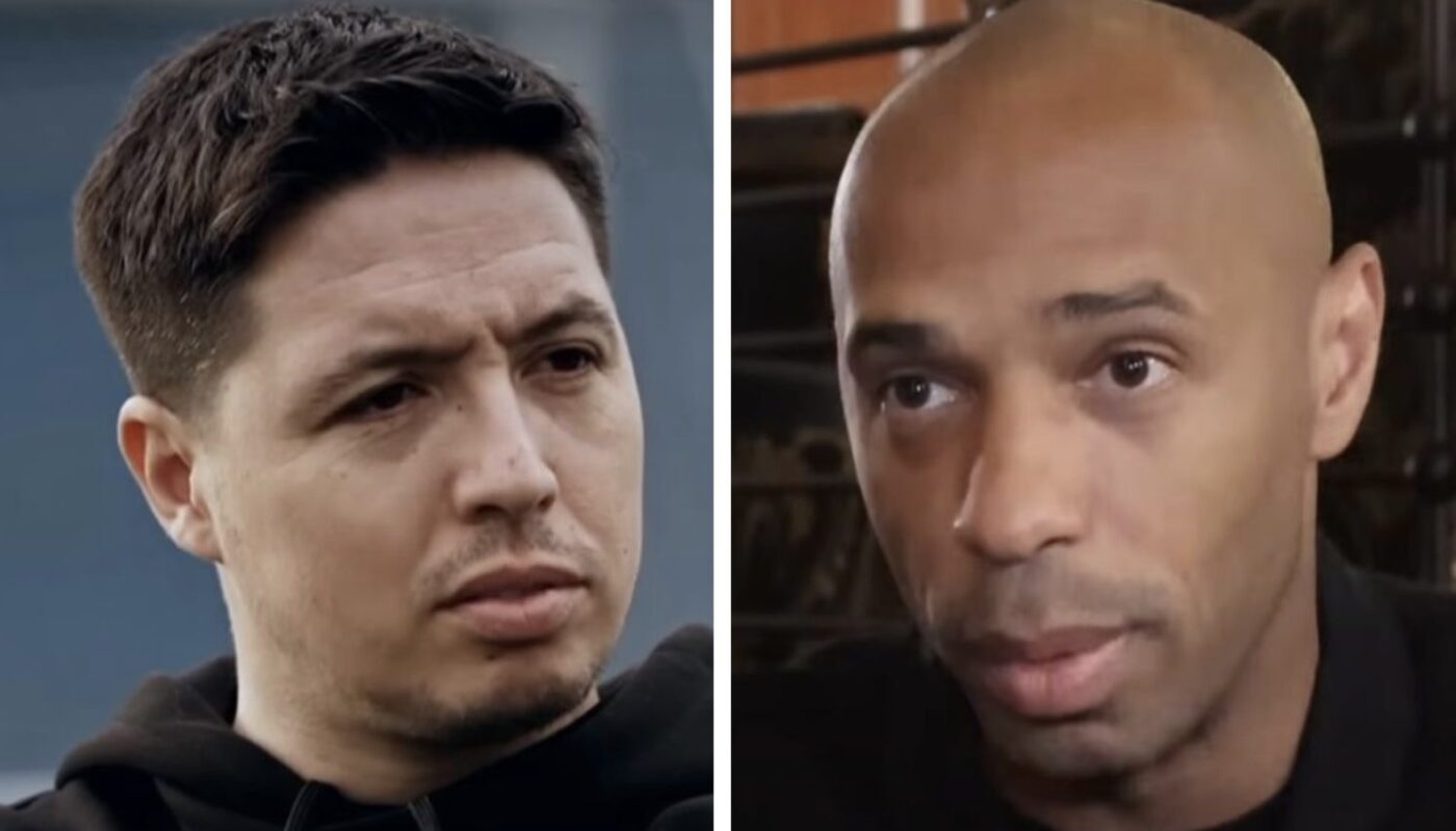 Samir Nasri et Thierry Henry