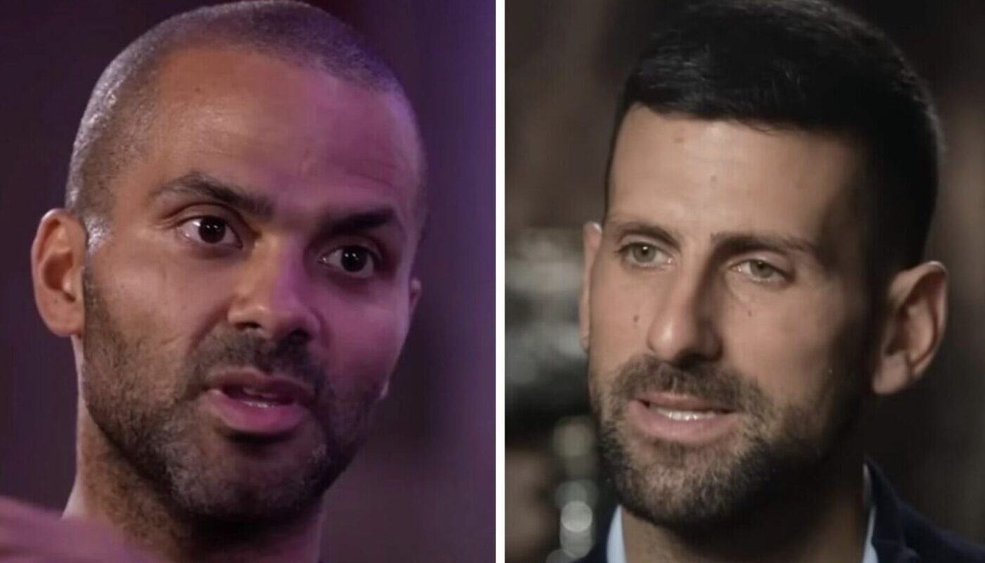 Tony Parker et Novak Djokovic