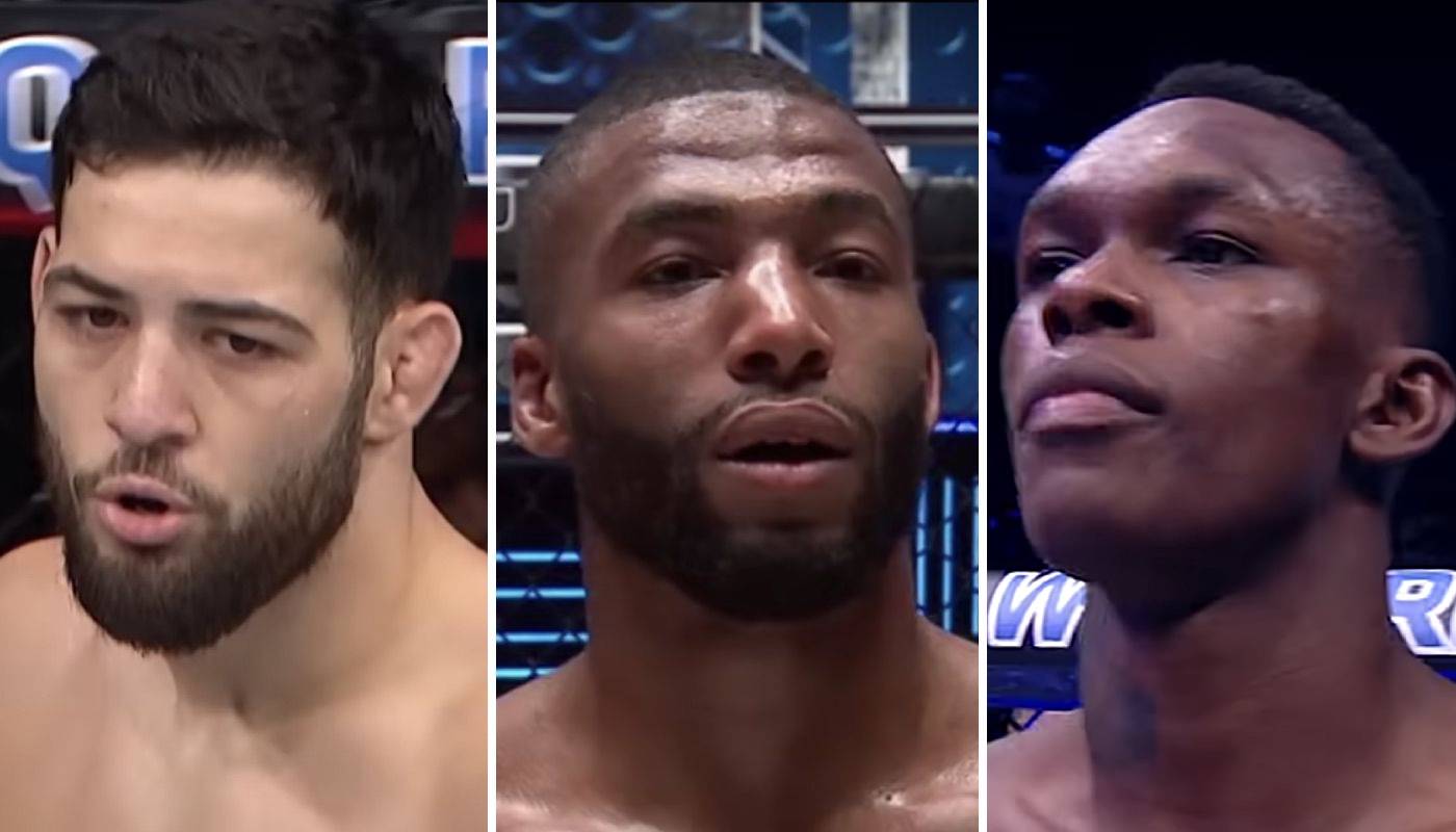 UFC Nassourdine Imavov, Salahdine Parnasse et Israel Adesanya