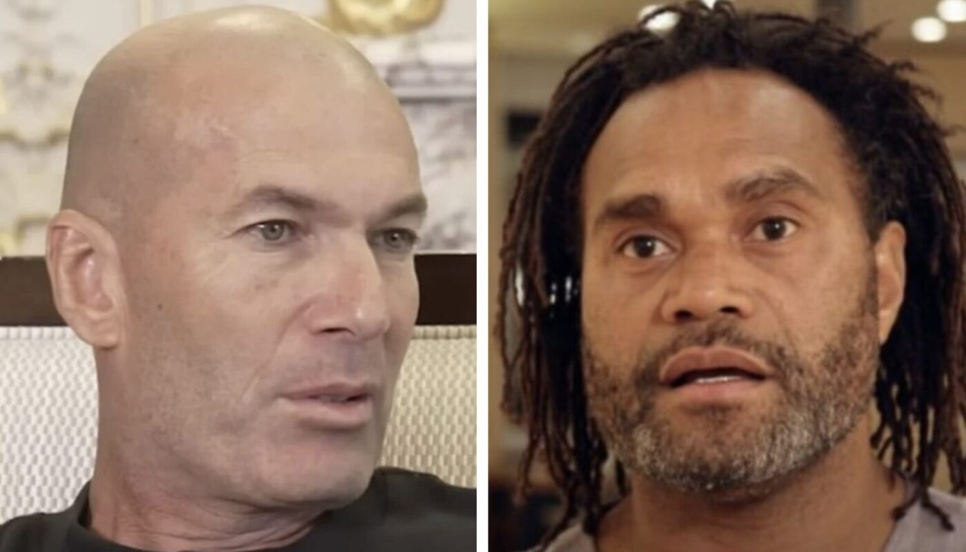 Zinédine Zidane et Christian Karembeu