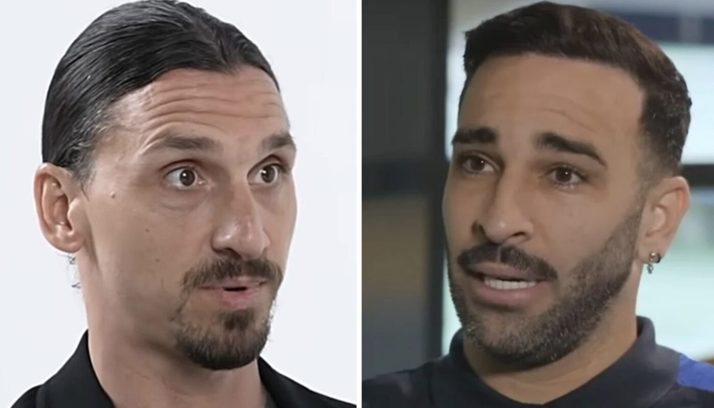 Zlatan Ibrahimovic et Adil Rami