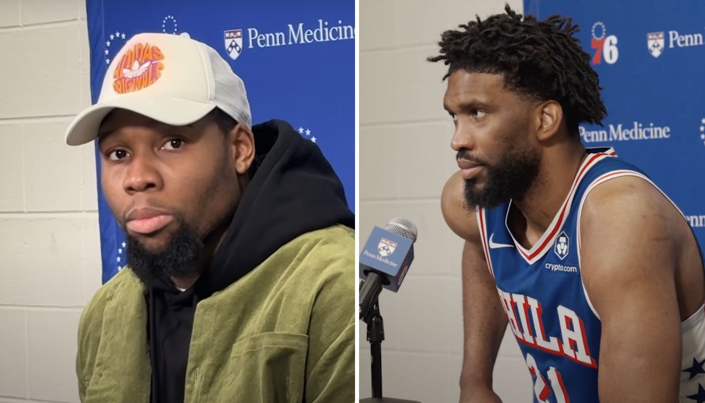 Joel Embiid et Guerschon yabusele des Sixers