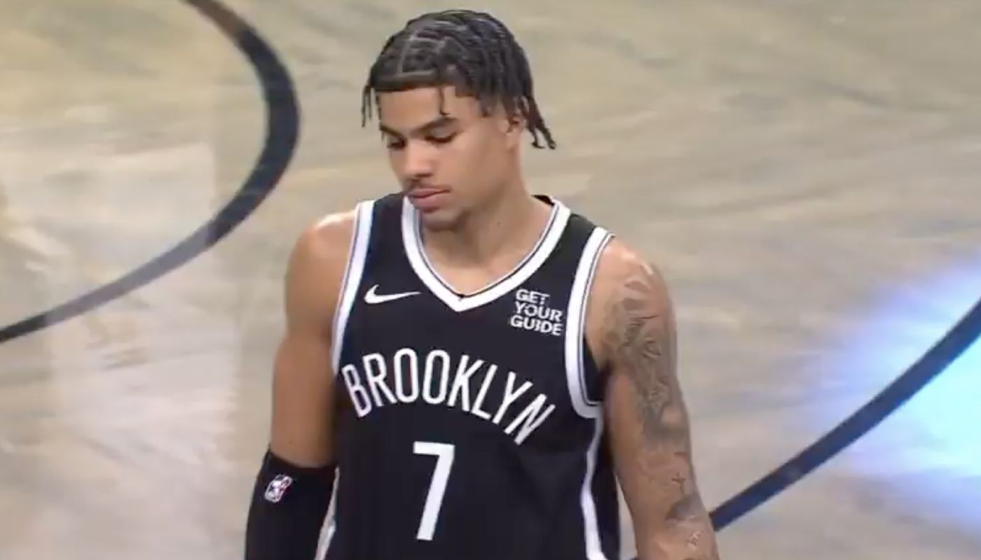 Killian Hayes avec le maillot des nets