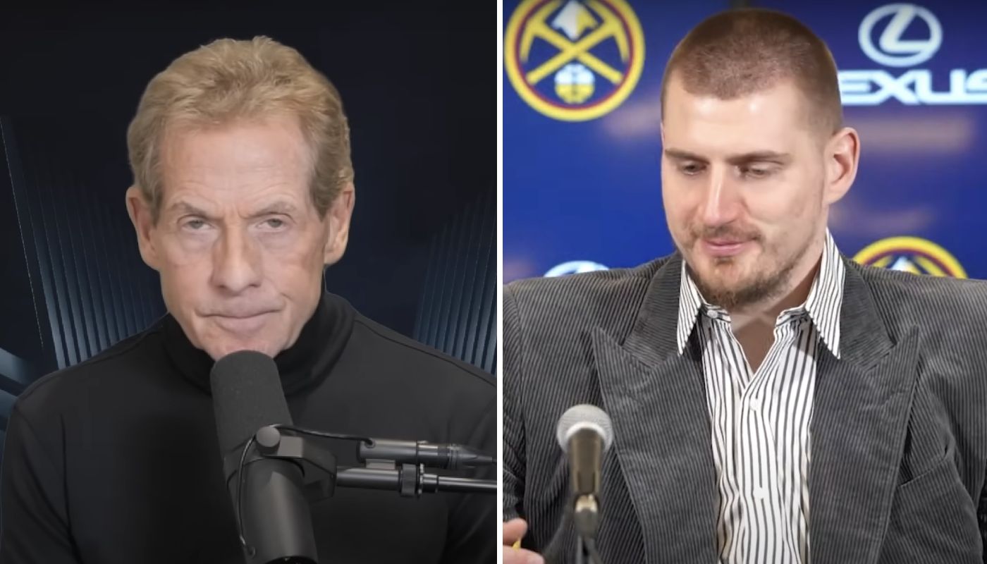 Skip Bayless et Nikola Jokic