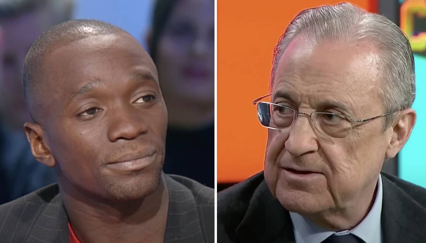 Claude Makélélé et Florentino Perez