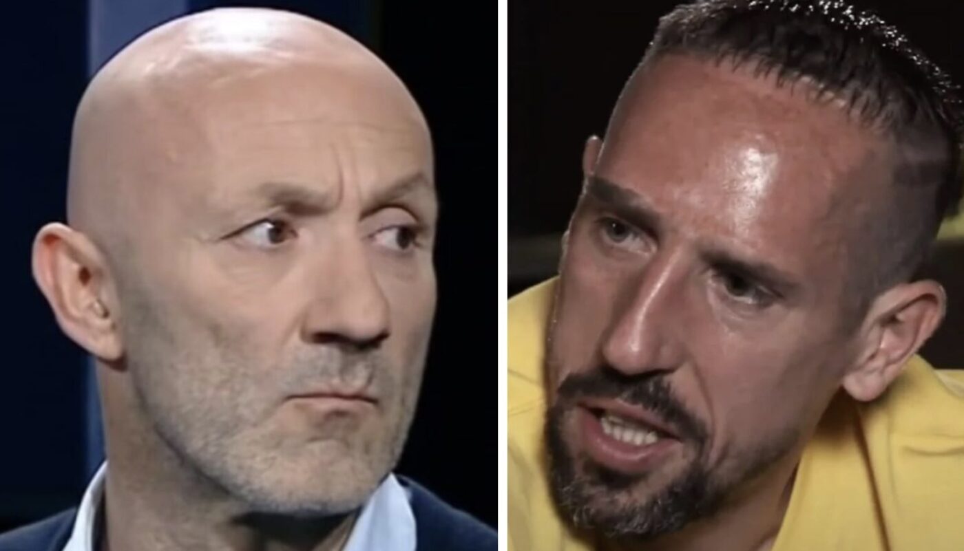 Fabien Barthez et Franck Ribéry