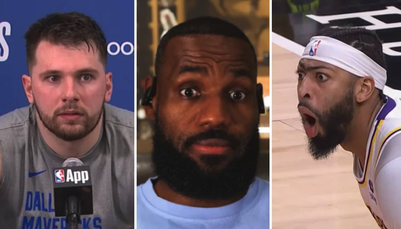 Luka Doncic, LeBron James et Anthony Davis