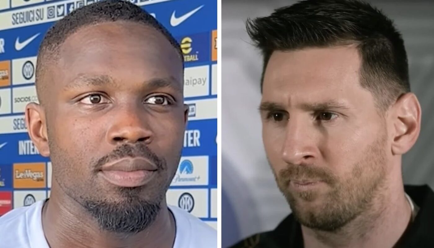 Marcus Thuram et Lionel Messi