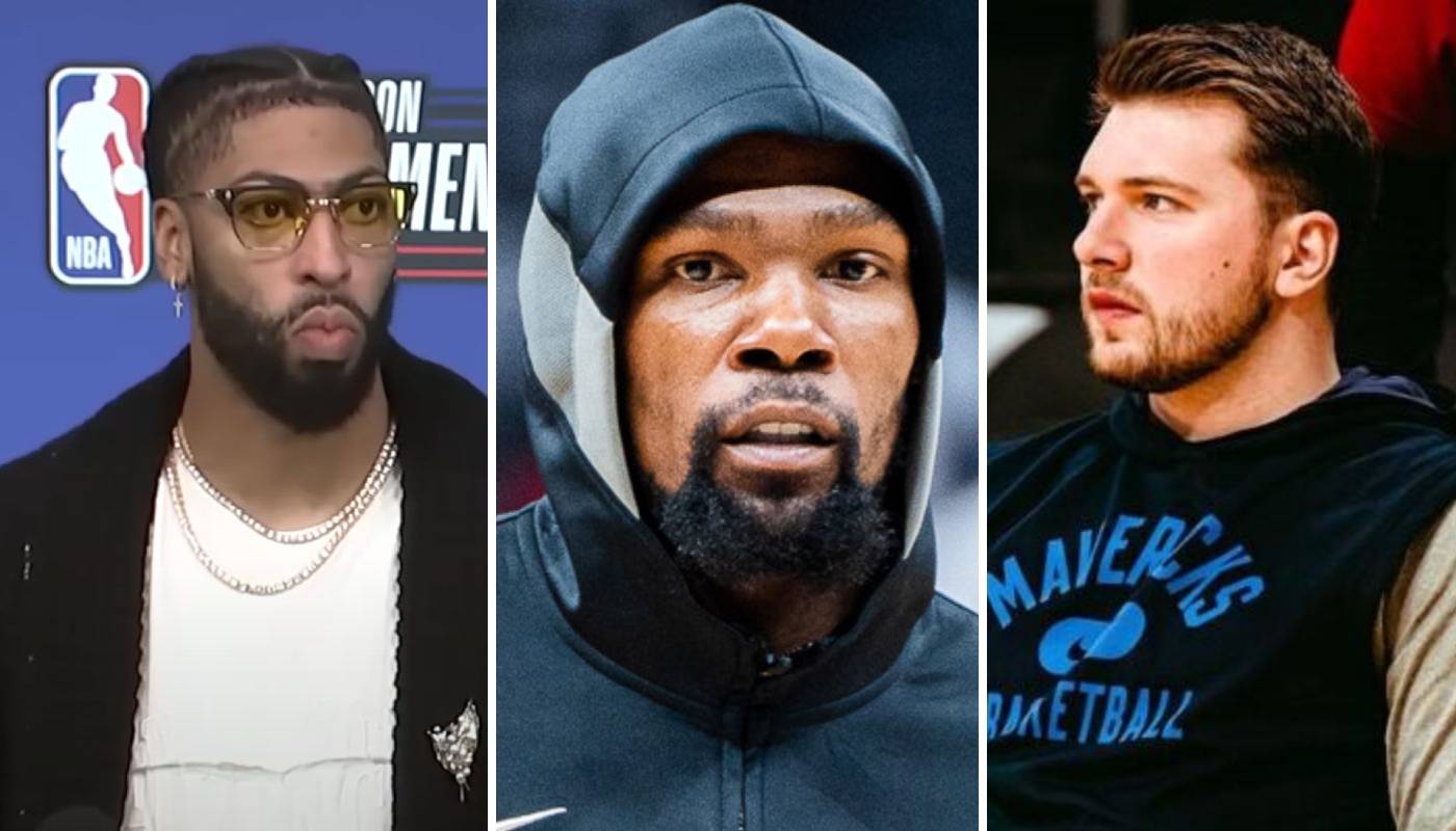 NBA Anthony Davis, Kevin Durant et Luka Doncic