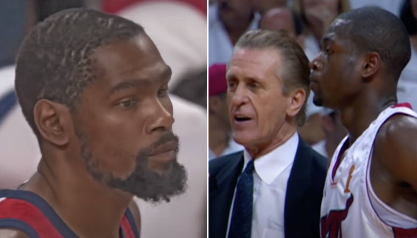 NBA Kevin Durant, Pat Riley et Dwyane Wade