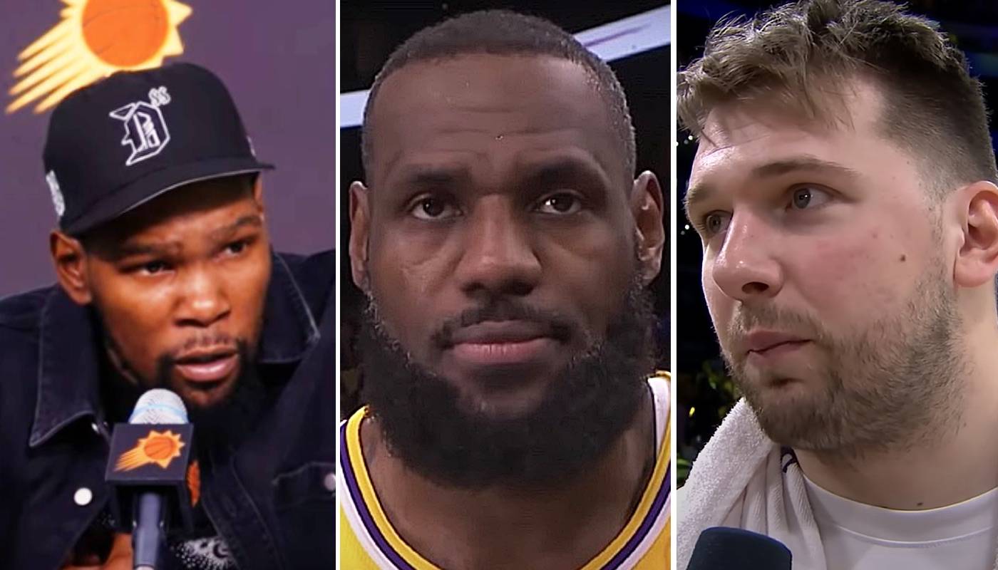 NBA Kevin Durant, LeBron James et Luka Doncic