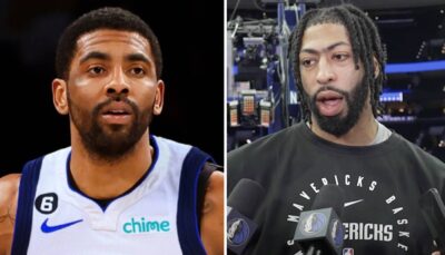 NBA – Désormais coéquipiers, Anthony Davis cash sur Kyrie Irving : « On voulait déjà jouer ensemble là-bas »