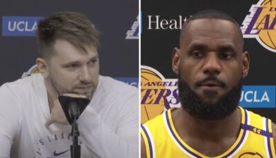 NBA – Après leur premier match ensemble, Luka Doncic honnête sur LeBron James : « Il est fou »