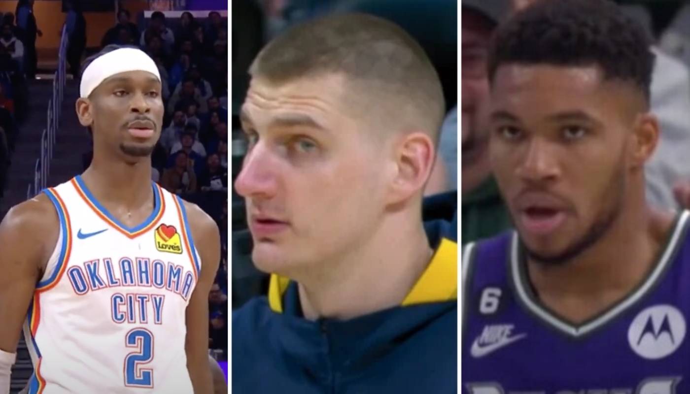 Shai Gilgeous-Alexander, Nikola Jokic et Giannis Antetokounmpo