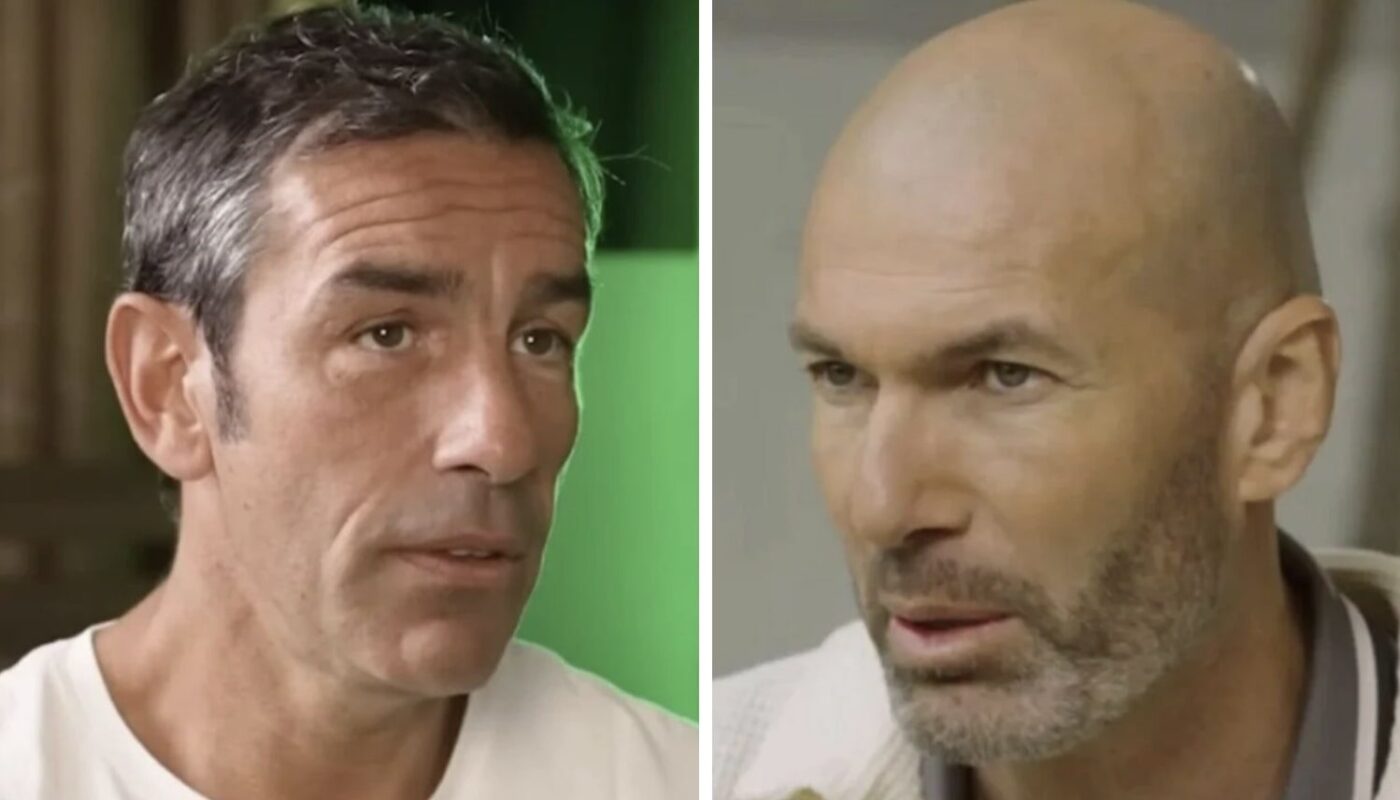 Robert Pirès et Zinédine Zidane