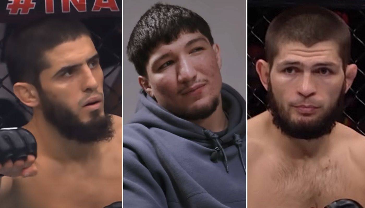 Islam Makhachev, Baki Chamsoudinov et Khabib Nurmagomedov