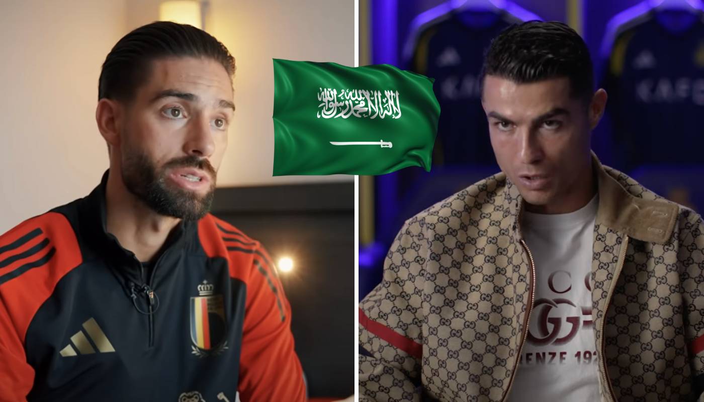 Yannick Carrasco et Cristiano Ronaldo