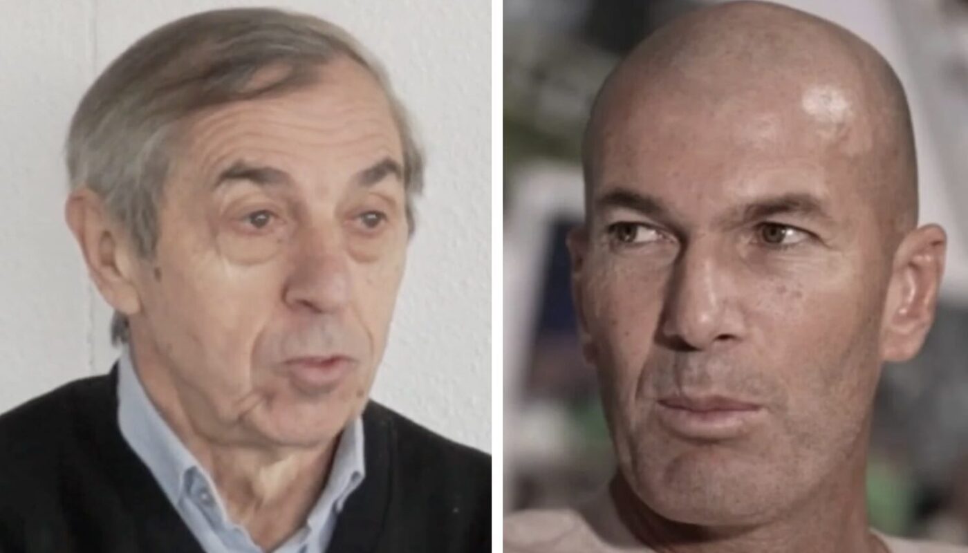 Alain Giresse et Zinédine Zidane