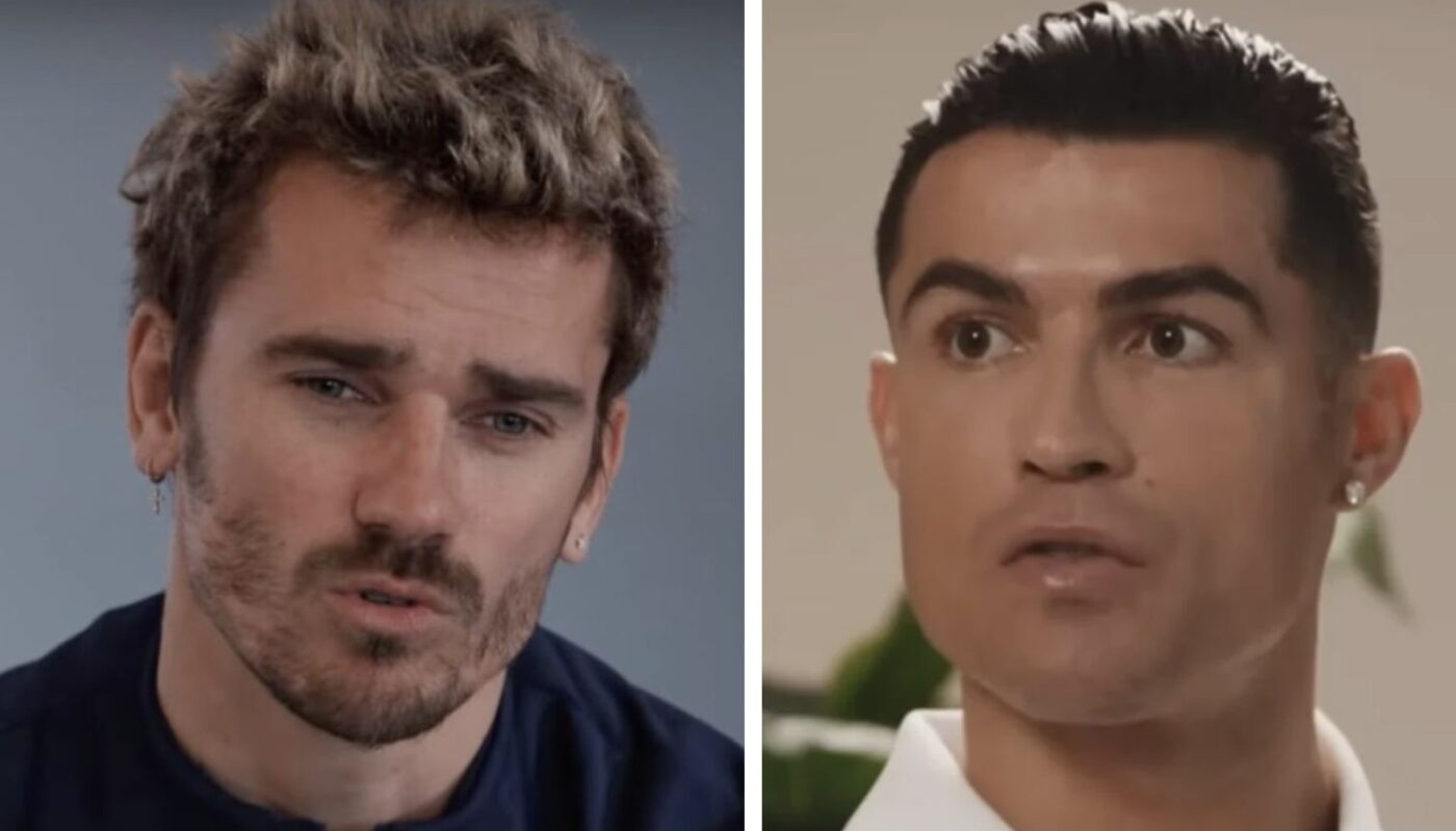 Antoine Griezmann et Cristiano Ronaldo