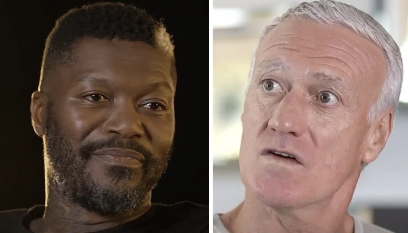 Djibril Cissé et Didier Deschamps