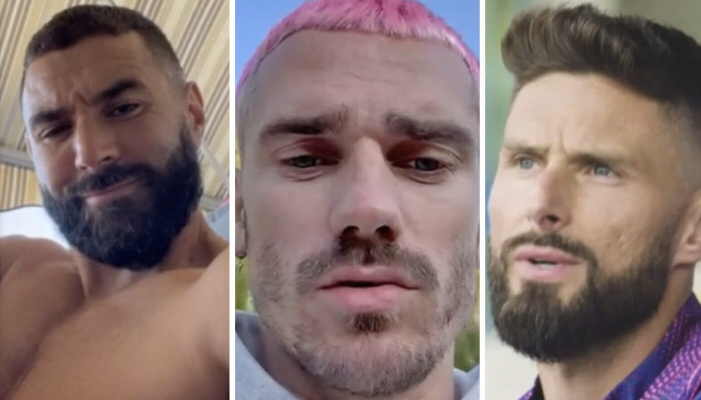 Karim Benzema, Antoine Griezmann et Olivier Giroud