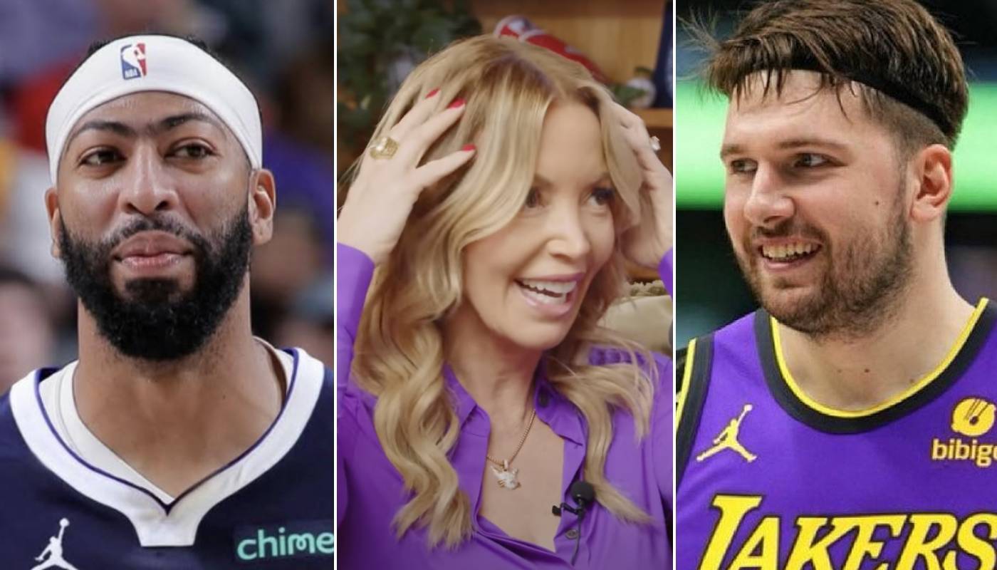 NBA Anthony Davis, Jeanie Buss et Luka Doncic