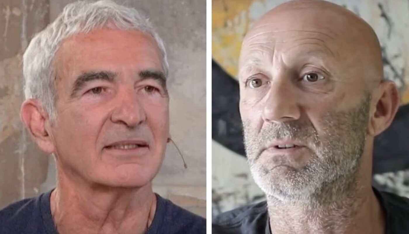 Raymond Domenech et Fabien Barthez