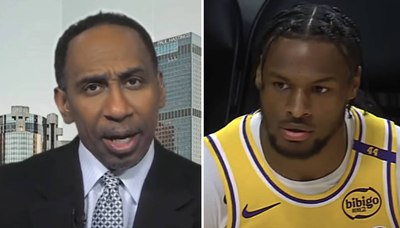 Stephen A. Smith et Bronny James