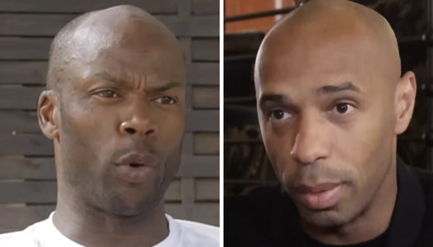 Sylvain Wiltord et Thierry Henry