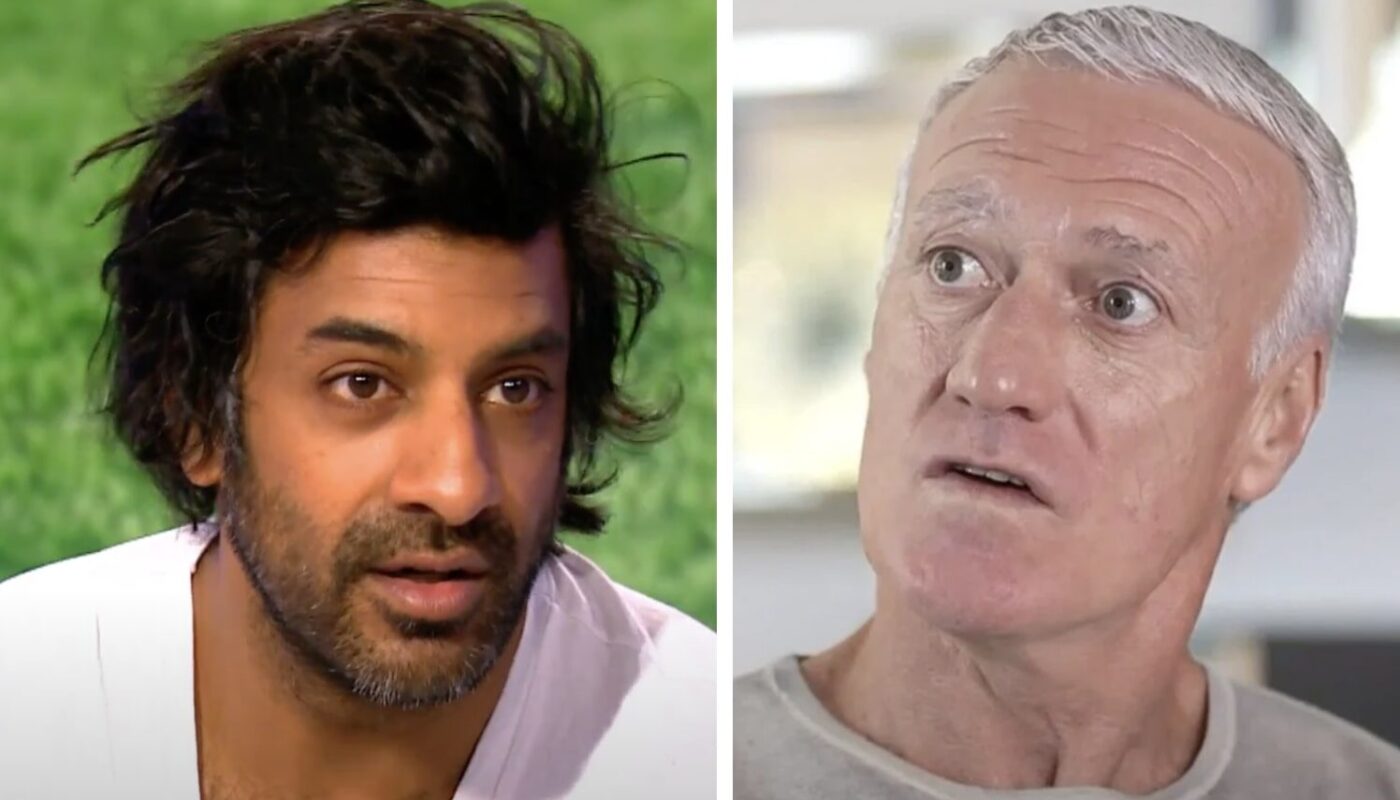 Vikash Dhorasoo et Didier Deschamps