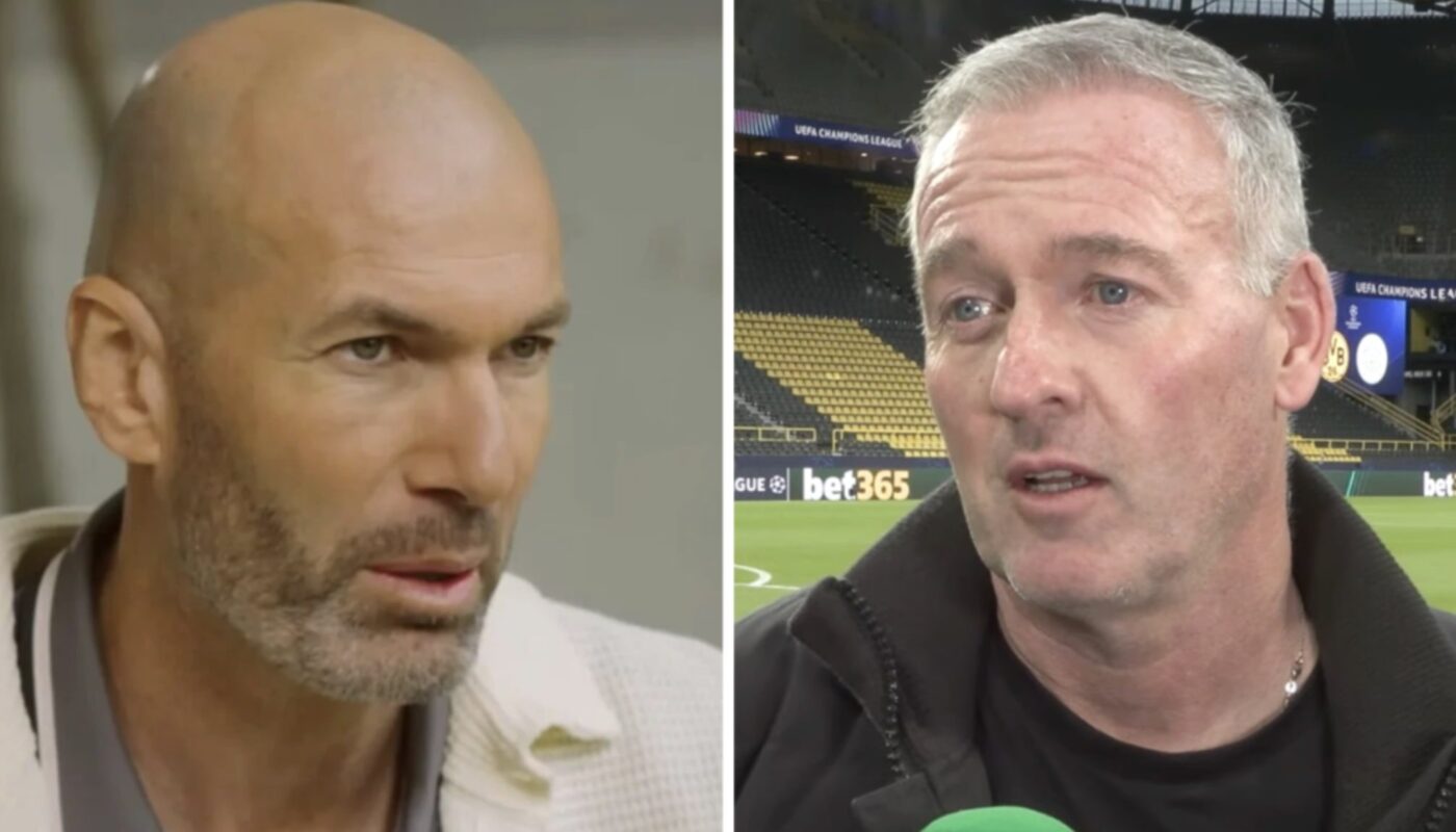 Zinédine Zidane et Paul Lambert